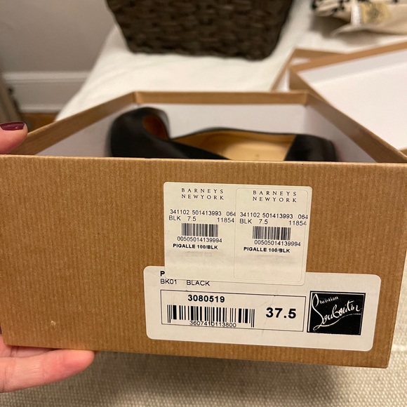 Christian Louboutin Black Pigalle Heels 100mm - Picture 12 of 12